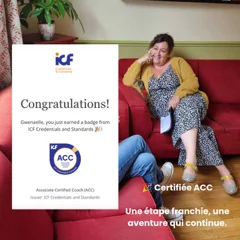 Gwenaëlle Michel – Certifiée ICF ACC Gwenaëlle Michel - Certifiée ICF ACC